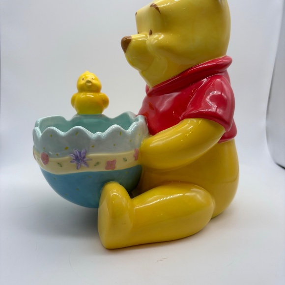 Disney Winnie the Pooh and Friends Pooh Easter Egg Ceramic Candy Bowl - Picture 6 of 16